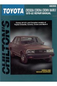 Toyota Cressida, Corona, Crown, and Mark II, 1970-82