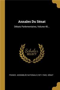 Annales Du Sénat