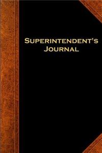 Superintendent's Journal Lined Journal Pages