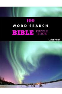 100 Word Search Bible Puzzle Book Large Print