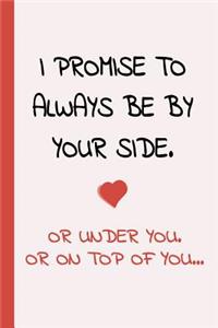 I Promise To Always Be By Yourside - Or Under You, Or On Top Of You
