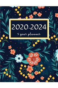 5 year planner 2020-2024
