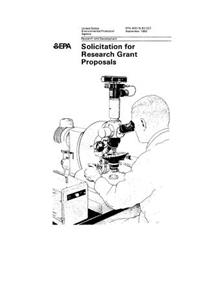 Solicitation For Research Grant Proposals