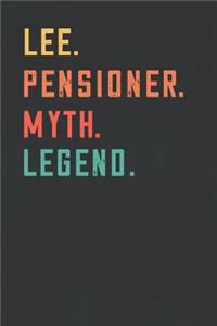 Lee. Pensioner. Myth. Legend.