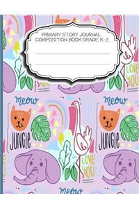 Primary Story Journal Composition Book Grade K-2