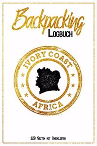 Backpacking Logbuch Ivory Coast Africa 120 Seiten mit Checklisten