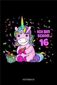 Ich Bin Schon 16 Notizbuch