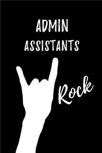 Admin Assistants Rock