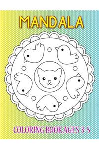 Mandala Coloring Book Ages 3-5