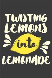 Twisting Lemons Into Lemonade: A Cute Notebook for the Motivated Lemon Squeezer