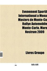 Evenement Sportif International a Monaco