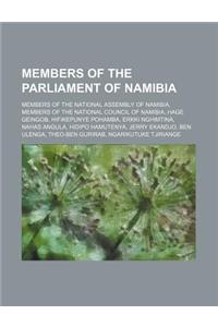 Members of the Parliament of Namibia