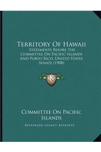 Territory Of Hawaii
