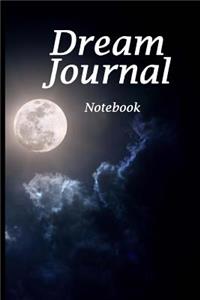 Dream Journal Notebook: Night Sky Moon, Lined Journal, 6 x 9, 150 Pages, Write and Draw, Dream interpretation