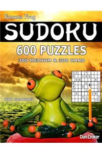 Famous Frog Sudoku 600 Puzzles With Solutions. 300 Medium and 300 Hard