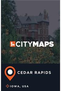 City Maps Cedar Rapids Iowa, USA