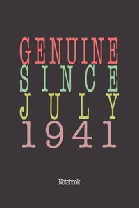 Genuine Since July 1941