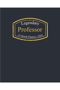 Legendary Professor, 12 Month Planner 2020