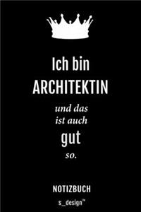 Notizbuch für Architekten / Architekt / Architektin: Originelle Geschenk-Idee [120 Seiten liniertes blanko Papier]