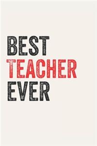 Best Teacher Ever Teachers Gifts Teacher Appreciation Gift, Coolest Teacher Notebook A beautiful