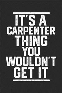 It's a Carpenter Thing You Wouldn't Get It