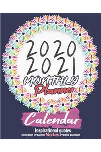 2020-2021 Monthly Planner
