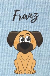 Personalisiertes Notizbuch - Hunde Franz