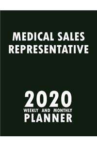 Medical Sales Representative 2020 Weekly and Monthly Planner