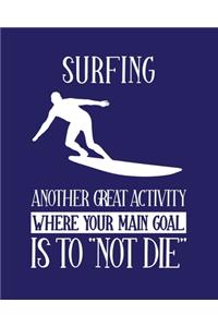 Surfing Another Great Activity Where Your Main Goal Is to 