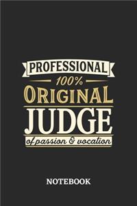 Professional Original Judge Notebook of Passion and Vocation