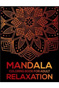 Mandala Coloring Book For Adult Relaxation