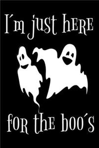I´m just here for the boo´s