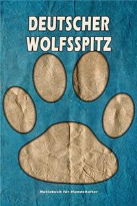 Deutscher Wolfsspitz Notizbuch für Hundehalter