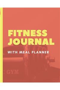 Fitness Journal With Meal Planner