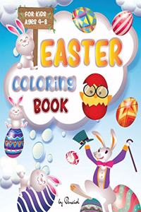 Easter Coloring Book for Kids Ages 4-8