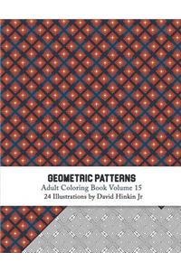 Geometric Patterns - Adult Coloring Book Vol. 15