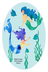 Watercolor Mermaids Diary