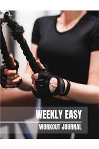 Weekly Easy Workout Journal