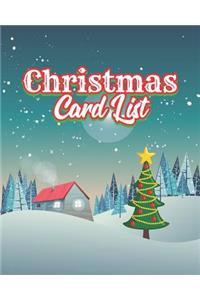Christmas Card List