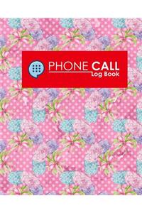 Phone Call Log Book