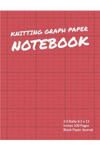 Knitting Graph Paper Notebook