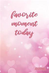 Favorite Moment Today Journal
