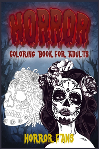 Horror Coloring Book for Adults
