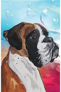 Journal Notebook For Dog Lovers Boxer