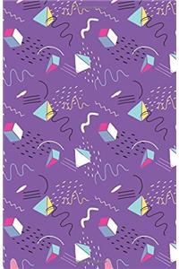 Bullet Journal Abstract Squiggles and Shapes Purple