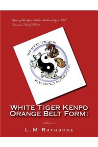 White Tiger Kenpo Orange Belt Form: Short 1