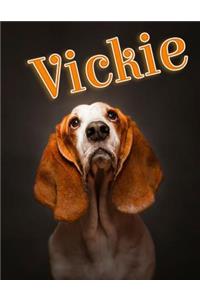 Vickie: Personalized Address Book, Large Print, 8 1/2 X 11