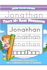 Jonathan Letter Tracing for Kids Trace my Name Workbook