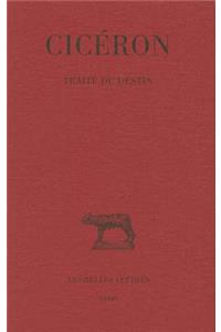 Ciceron, Traite Du Destin