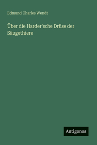 Über die Harder'sche Drüse der Säugethiere